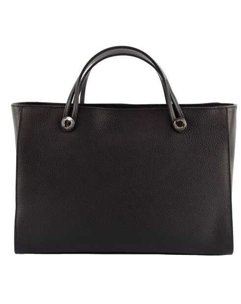 Sac à main en Cuir Fidèle noir - 36x25x14 cm