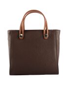 Sac à main en Cuir Fidèle marron - 25x23x12 cm
