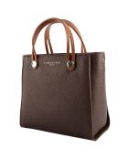 Sac à main en Cuir Fidèle marron - 25x23x12 cm