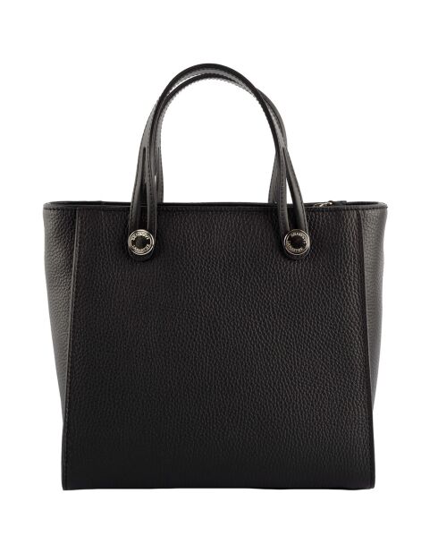 Sac à main en Cuir Fidèle noir - 25x23x12 cm