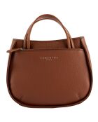 Sac à main en Cuir Fidèle cognac - 22x27x9 cm