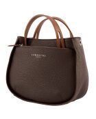 Sac à main Fidèle en Cuir marron - 22x27x9 cm