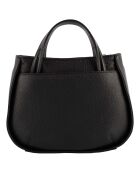 Sac à main en Cuir Fidèle noir - 22x27x9 cm