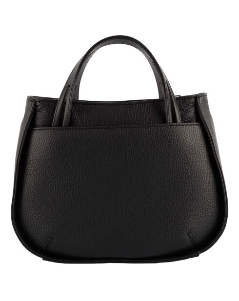 Sac à main en Cuir Fidèle noir - 22x27x9 cm
