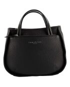 Sac à main en Cuir Fidèle noir - 22x27x9 cm