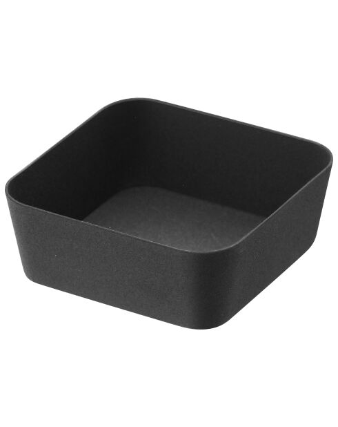 Plateau de rangement noir - 9x9x4 cm