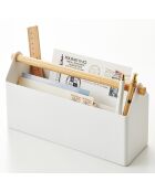 Organiseur de bureau blanc - 27x8.5x13.5 cm