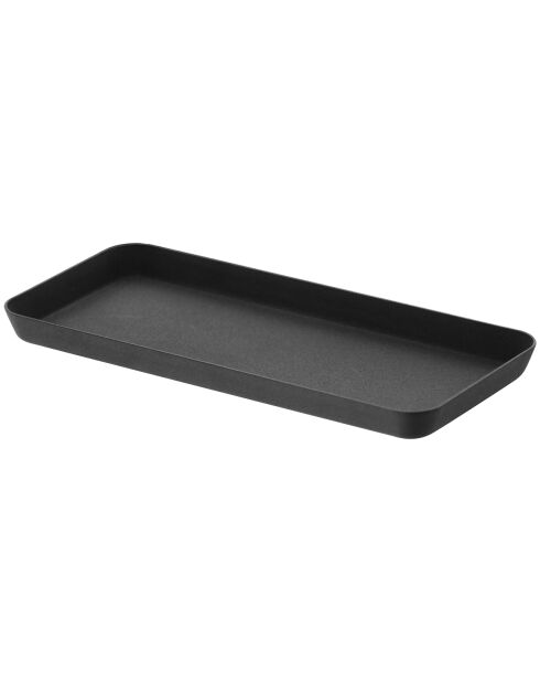 Plateau de rangement noir - 22x10 cm