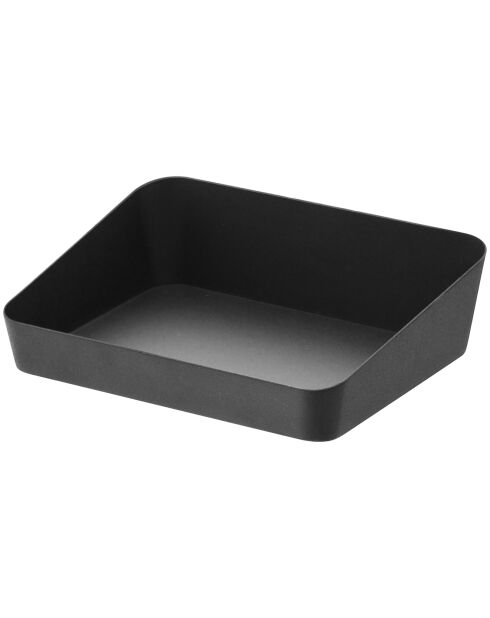 Plateau de rangement noir - 17.5x13.5 cm