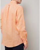 Chemise 100% Lin Confort Fit orange