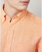 Chemise 100% Lin Confort Fit orange