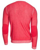 Pull en Coton coutures rouge brique