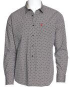 Chemise imprimée noir/blanc