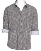 Chemise imprimée noir/blanc