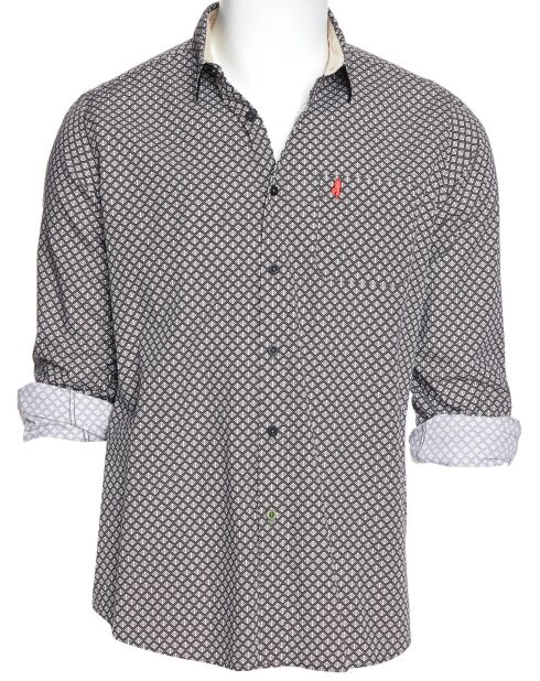 Chemise imprimée noir/blanc