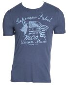 T-Shirt Superior Label gris bleu