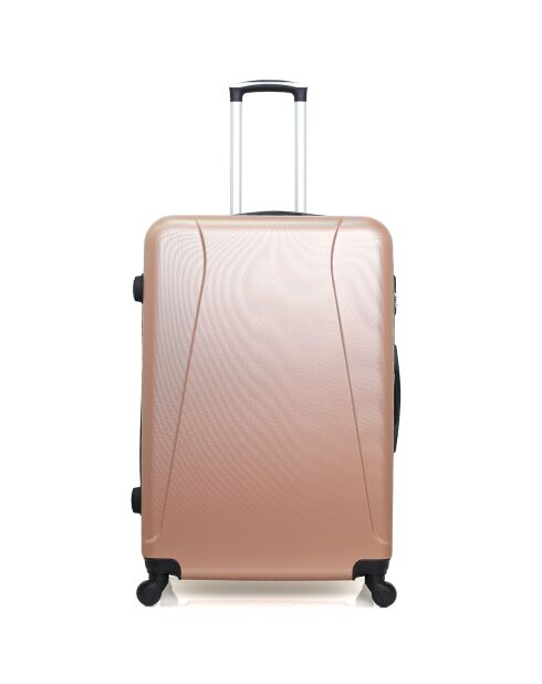 3 Valises 4 roues Lanzarote 32/55/65/75 cm & Vanity rose doré