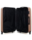 3 Valises 4 roues Lanzarote 32/55/65/75 cm & Vanity rose doré