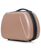 3 Valises 4 roues Lanzarote 32/55/65/75 cm & Vanity rose doré