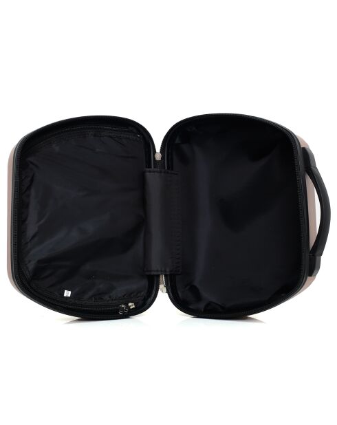 3 Valises 4 roues Lanzarote 32/55/65/75 cm & Vanity rose doré