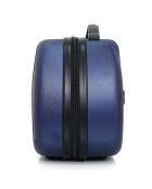 3 valigie a 4 ruote Lanzarote 32/55/65/75 cm e vanità blu marino