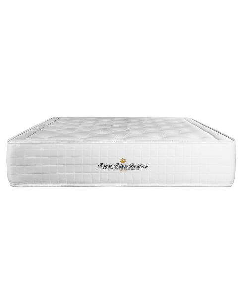 Ensemble matelas à mémoire de forme & sommier Buckingham noir - 140x190 cm