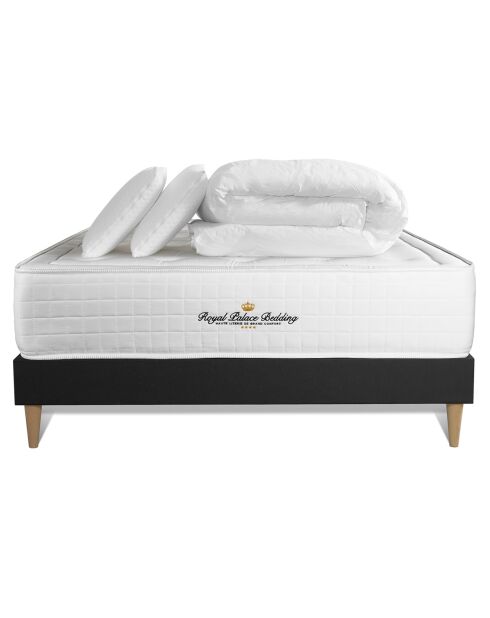 Pack dodo 5 pièces Buckingham noir - 200x200 cm