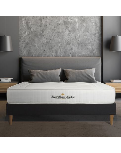 Ensemble matelas à mémoire de forme & sommier Nottingham noir - 140x200 cm