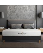 Ensemble matelas à mémoire de forme & sommier Nottingham noir - 90x200 cm