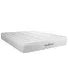 Ensemble matelas à mémoire de forme & sommier Balmoral blanc - 140x200 cm