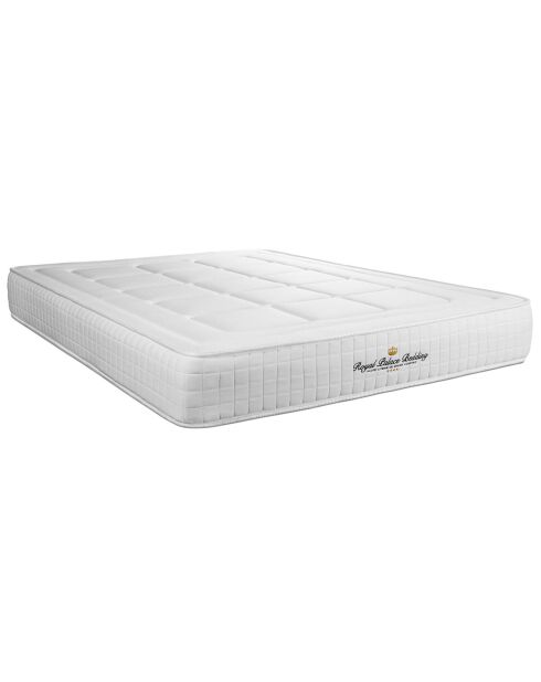 Ensemble matelas à mémoire de forme & sommier Balmoral blanc - 140x200 cm