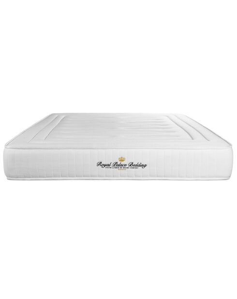 Ensemble matelas à mémoire de forme & sommier Nottingham blanc - 160x200 cm