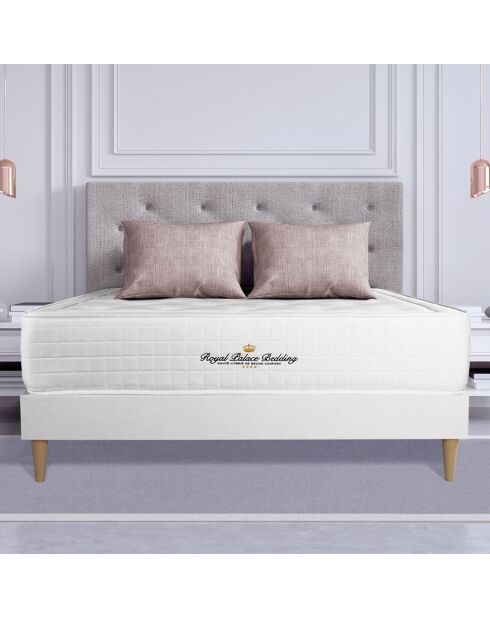 Matelas à mémoire de forme Buckingham blanc - 90x190 cm