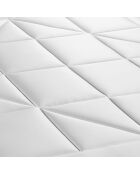 Matelas ressorts ensachés & mémoire de forme Windsor blanc - 90x190 cm