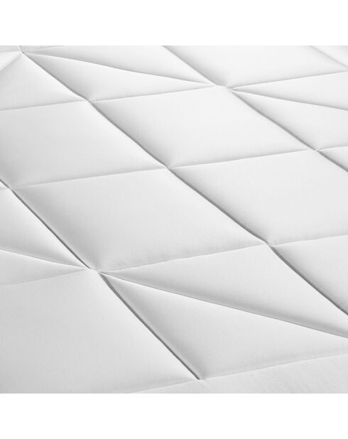Matelas ressorts ensachés & mémoire de forme Windsor blanc - 90x190 cm