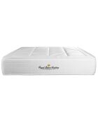 Matelas ressorts ensachés & mémoire de forme Windsor blanc - 200x200 cm