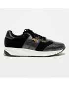 Sneakers en Velours de cuir Boy noires