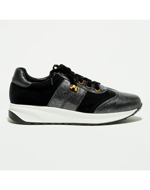 Sneakers en Velours de cuir Boy noires