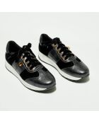 Sneakers en Velours de cuir Boy noires
