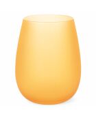 6 vasos de agua multicolor Cala Dorada - D.9xH.11,5 cm