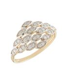 Kudat Diamantring 0,17 Karat Gelbgold