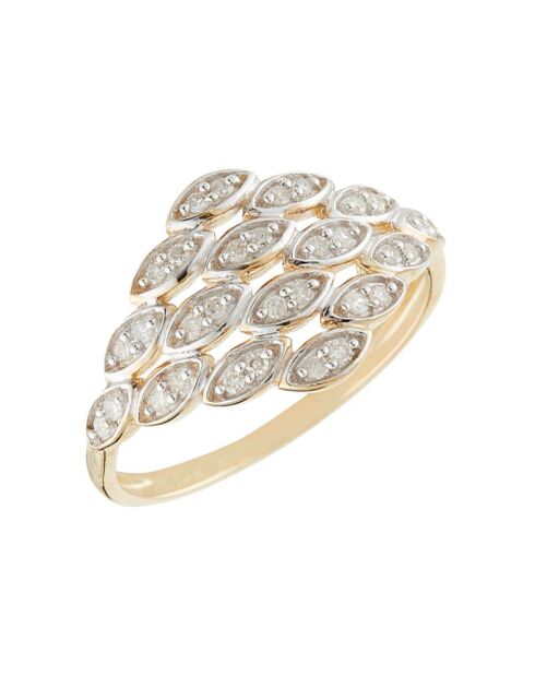 Kudat Diamantring 0,17 Karat Gelbgold
