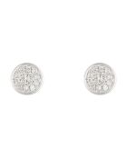 Pendientes Sucria con diamantes en oro blanco de 0,15 quilates