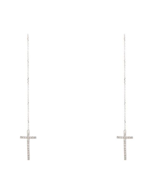 Boucles d'oreilles Toa Or Blanc Diamants 0.19 ct