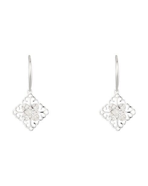 Albay Ohrringe Weißgold Diamanten 0,24 ct