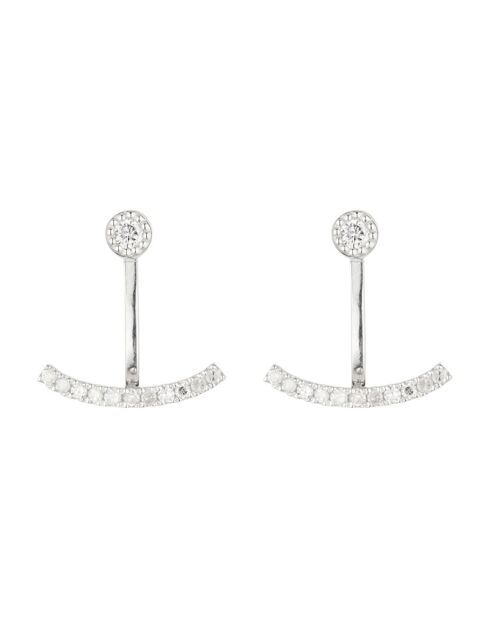 Boucles d'oreilles Rayong Diamants 0.19 ct or blanc