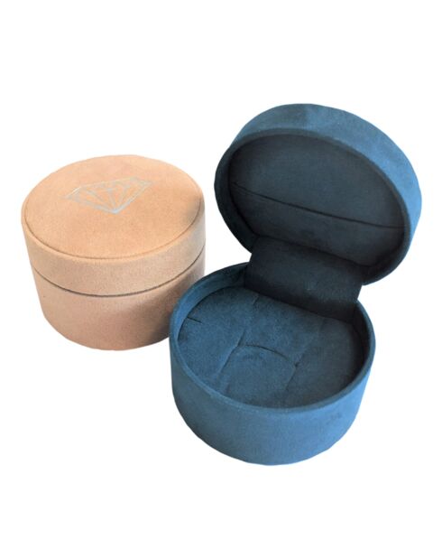 Bague Talia Or Blanc Diamants 0.033 ct & Saphir 0.54 ct