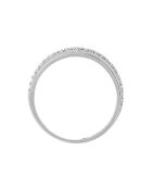 Bague Alliance Divine Diamants 0.12 ct or blanc