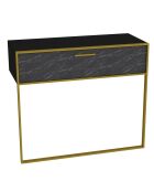 Console Polka or/noir - 90x38.5x76.8 cm