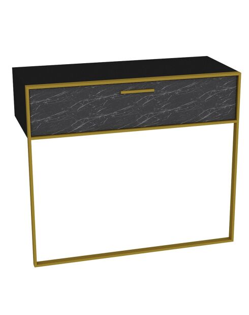 Console Polka or/noir - 90x38.5x76.8 cm